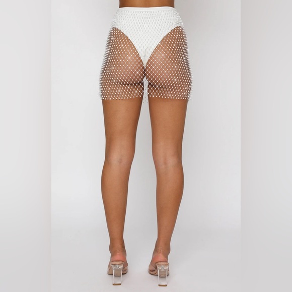 Feel the Beat Mini Skirt White - Picture 4 of 13